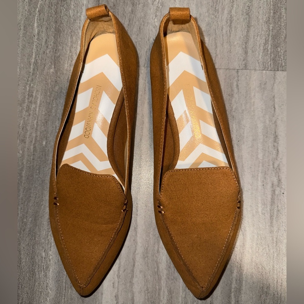Nicholas Kirkwood Suede Beya Loafers Sz 6